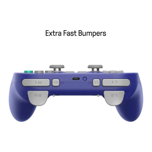 Control Inalámbrico 8BitDo Pro 3 Purple con Base de Carga para Nintendo Switch 1 y 2, PC y más