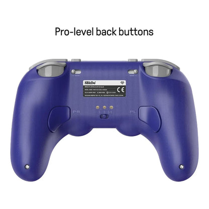 Control Inalámbrico 8BitDo Pro 3 Purple con Base de Carga para Nintendo Switch 1 y 2, PC y más