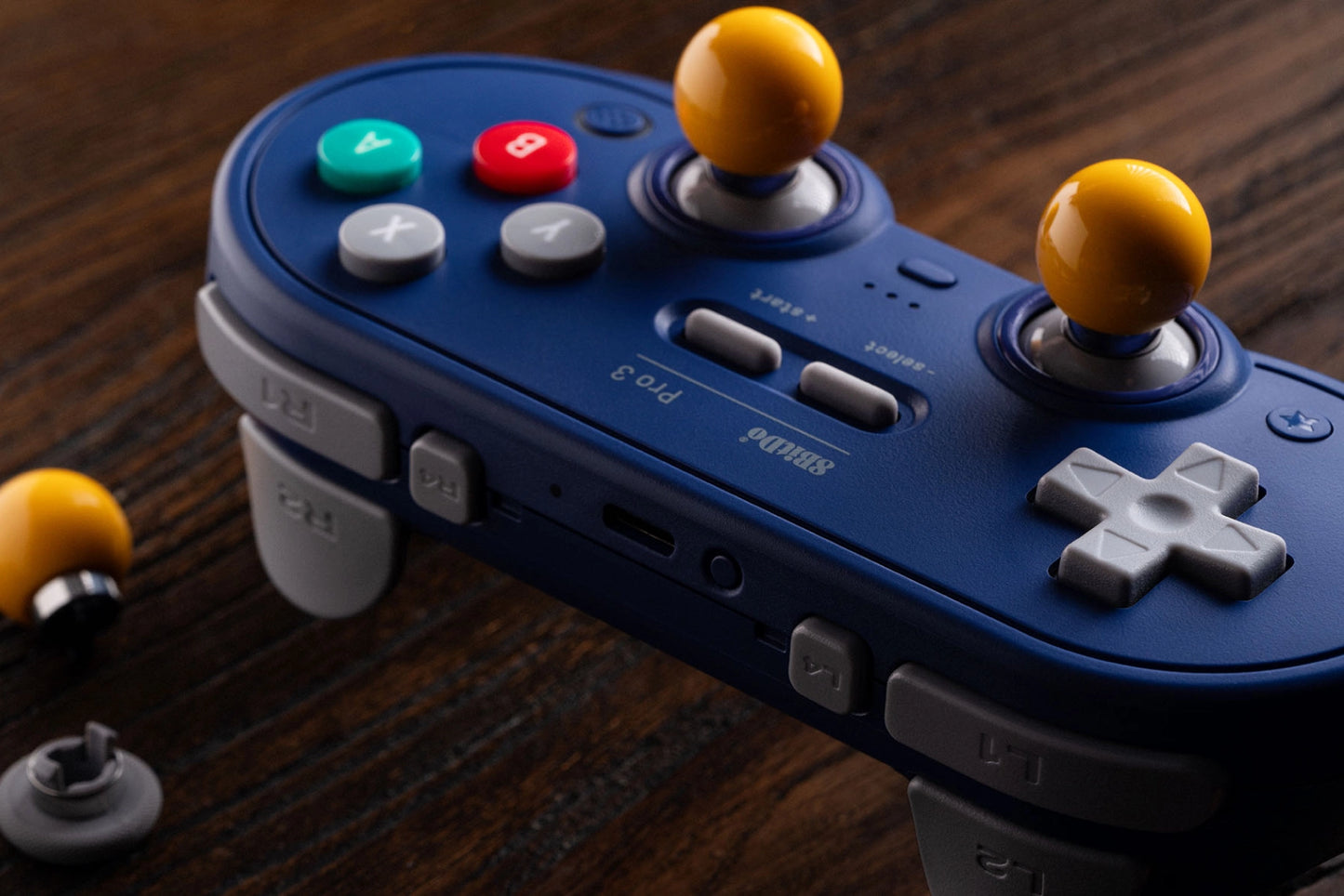 Control Inalámbrico 8BitDo Pro 3 Purple con Base de Carga para Nintendo Switch 1 y 2, PC y más