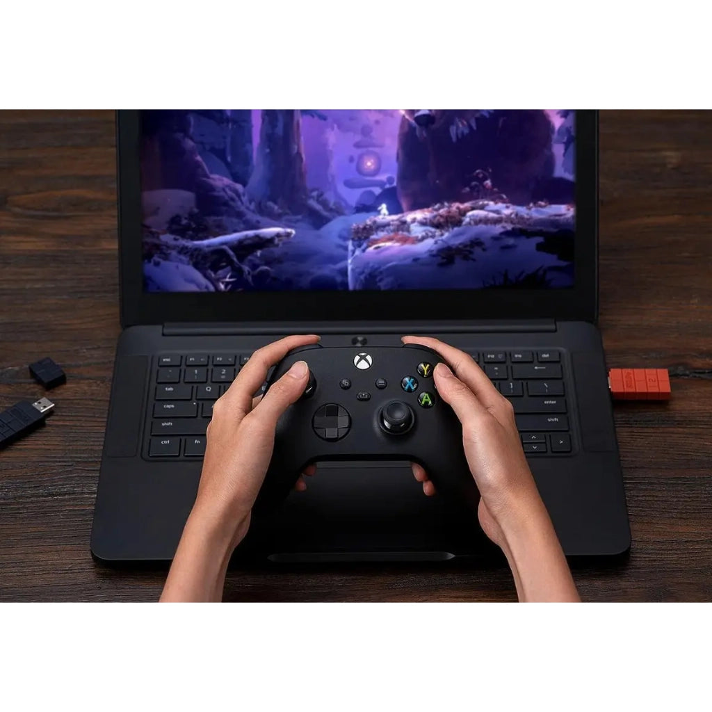 Adaptador Inalámbrico 8BitDo USB Adapter 2 para Nintendo Switch, Switch 2, PC, Playstation, XBOX Color Red