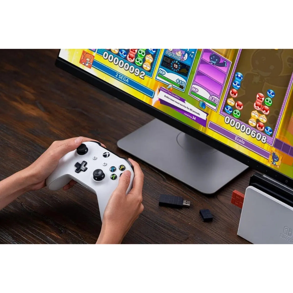 Adaptador Inalámbrico 8BitDo USB Adapter 2 para Nintendo Switch, Switch 2, PC, Playstation, XBOX Color Negro