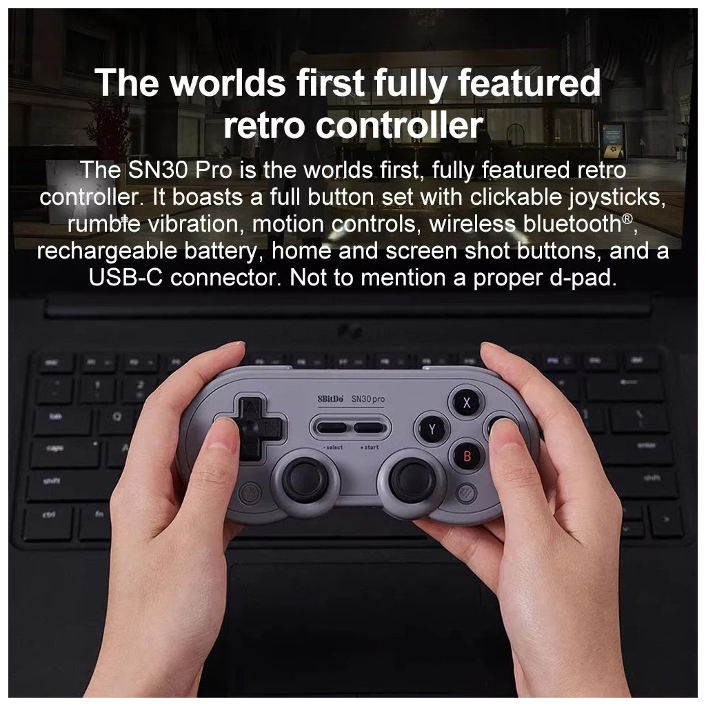 Control Inalámbrico 8BitDo SN30 Pro Hall Effect Special Edition