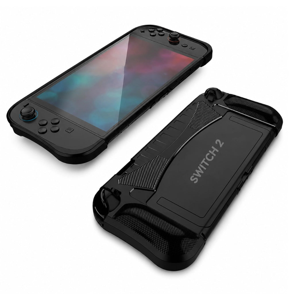 Funda Protectora para Nintendo Switch 2 con Grip Ergonómico y Almacenamiento para Juegos
