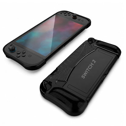 Funda Protectora para Nintendo Switch 2 con Grip Ergonómico y Almacenamiento para Juegos