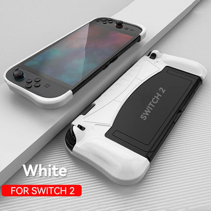 Funda Protectora para Nintendo Switch 2 con Grip Ergonómico y Almacenamiento para Juegos