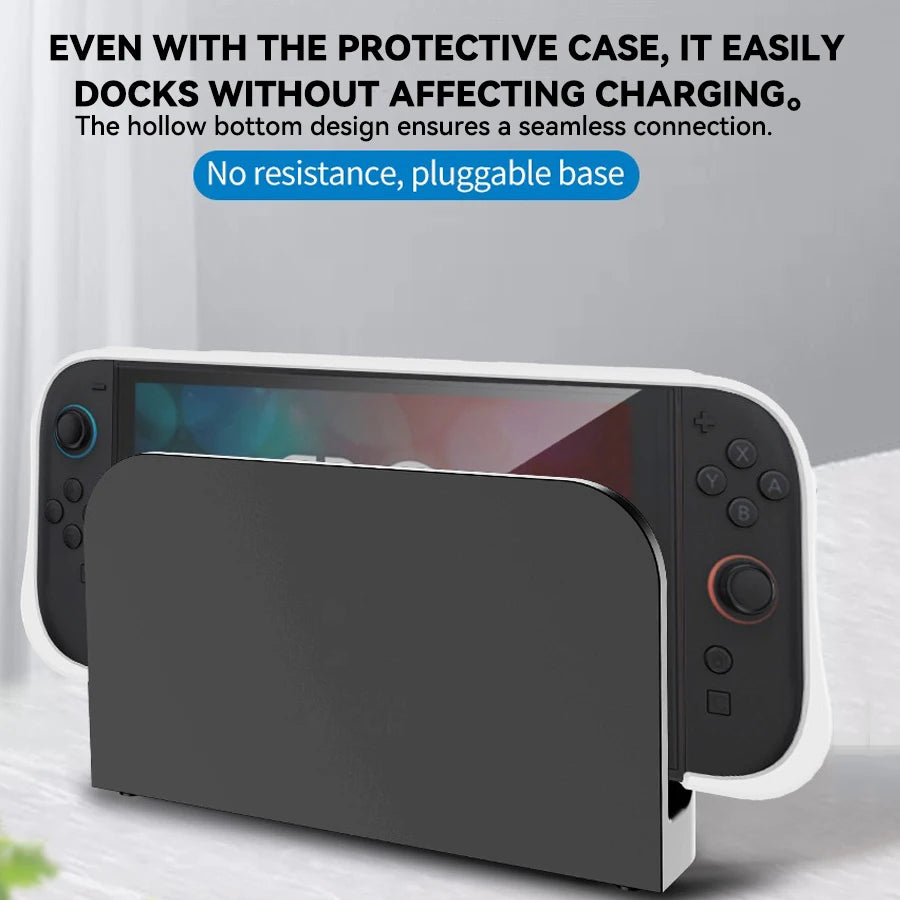 Funda Protectora para Nintendo Switch 2 con Grip Ergonómico y Almacenamiento para Juegos