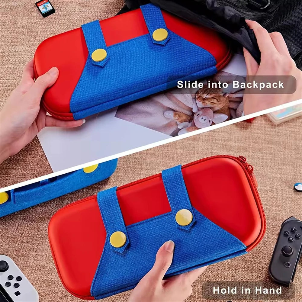 Estuche Mario para Nintendo Switch y Switch OLED con Espacio para 10 Juegos
