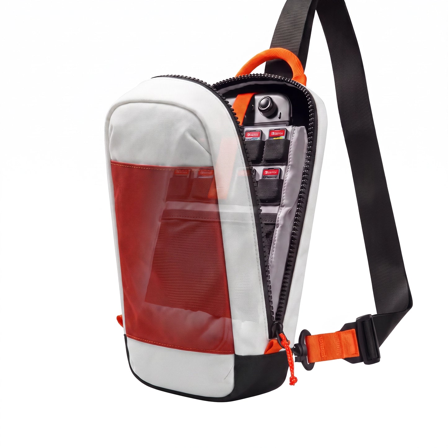Bolso Bandolero Urbano para Nintendo Switch 2 y Accesorios Color Blanco