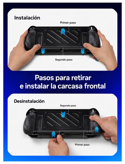 Funda Protectora JSAUX para Nintendo Switch 2 con Cubierta Frontal y Espacio para 10 Juegos